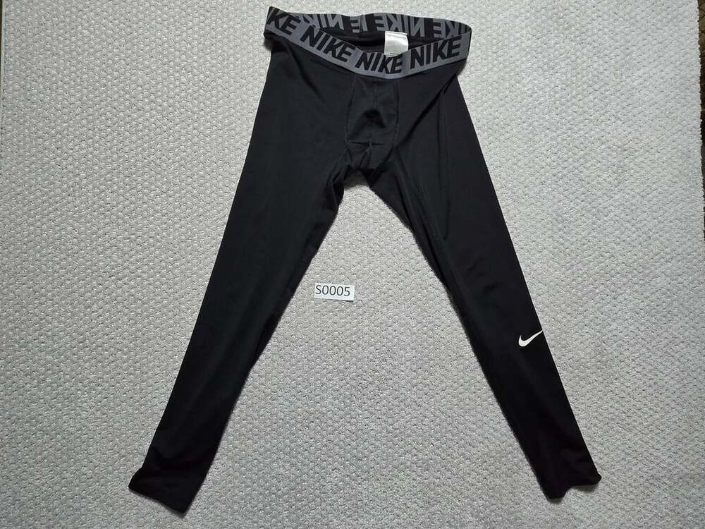 Nike Pro Combat Compression Tights Size Small Black Athletic Pants
